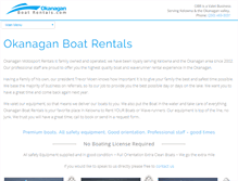 Tablet Screenshot of okanagan-boatrentals.com